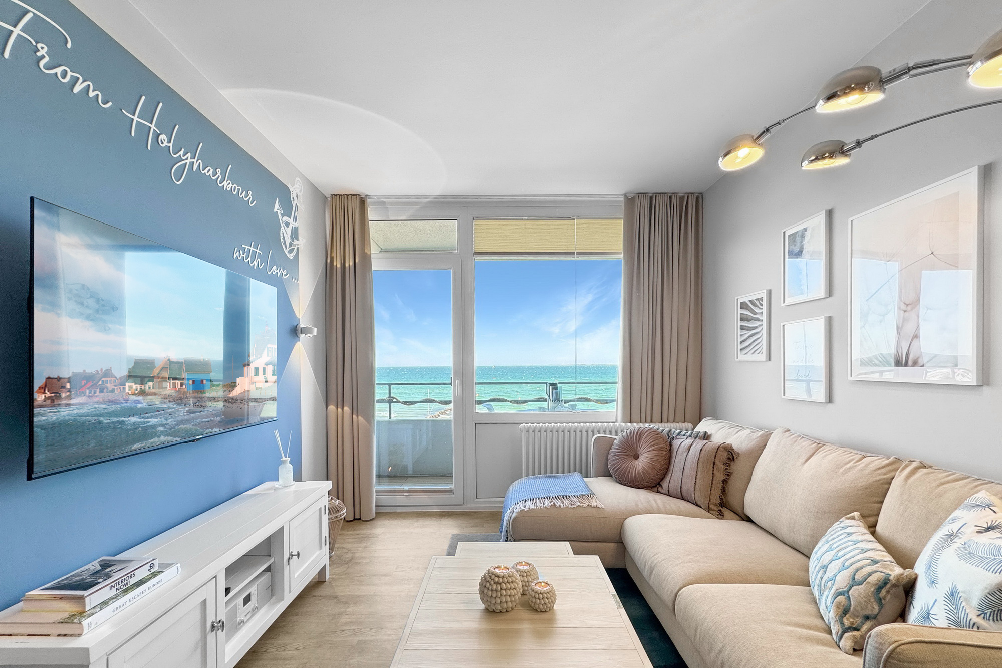 Hochwertig eingerichtete Ferienwohnung mit Blick auf die Ostsee