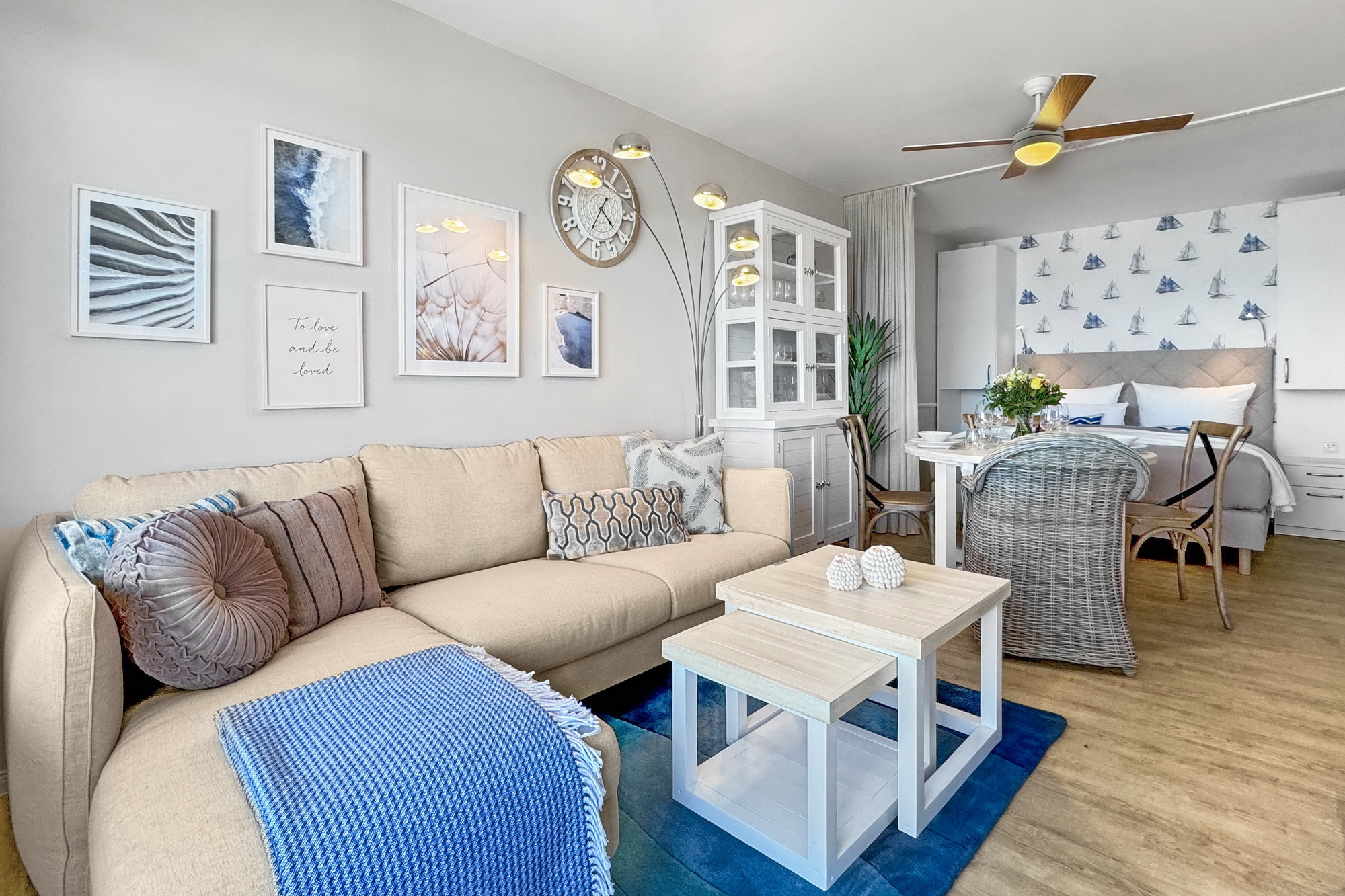 löffelfertig eingerichtete Ferienwohnung Meeresbrise in Heiligenhafen